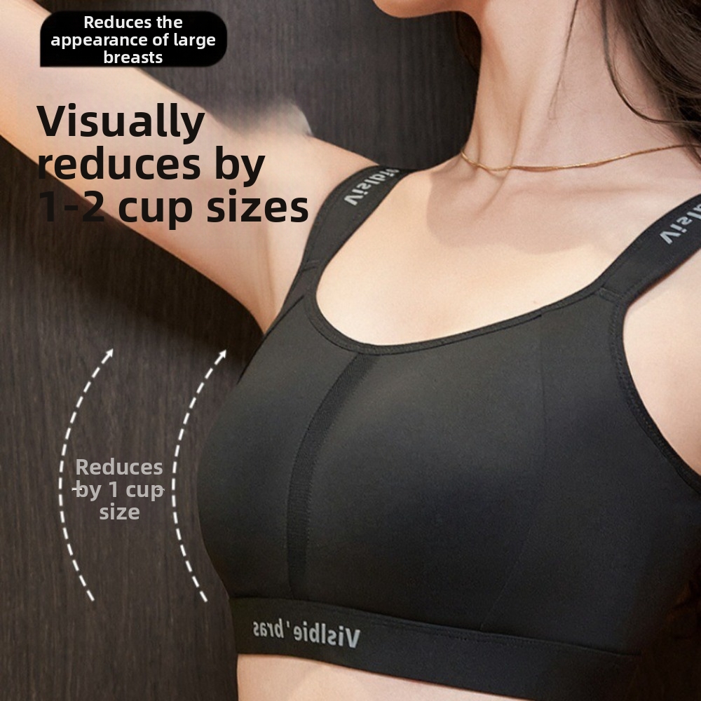 Cotton Bra Everyday - Nahtloser Sport-BH mit Hasenohren-Design, Anti-Sagging, Verstellbare