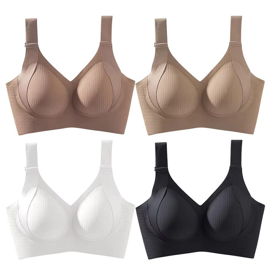 Mastectomy Bra Pocket - 1/2 Stück nahtlose Damenunterwäsche, dünner Stil,