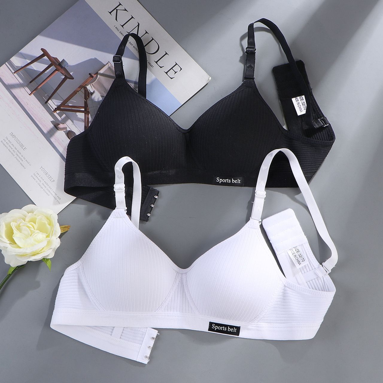 Mastectomy Bra Pocket - 3 stücke Frauen Dünne Drahtlose Bh